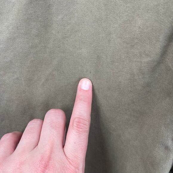 Carhartt Men’s Thick Work Shirt Size Lg Tall Beige Outdoors Workwear Rugged - Picture 4 of 13